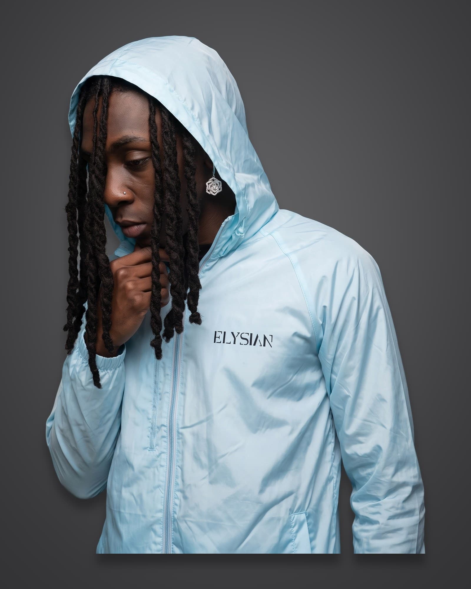Stencil Rain Coat