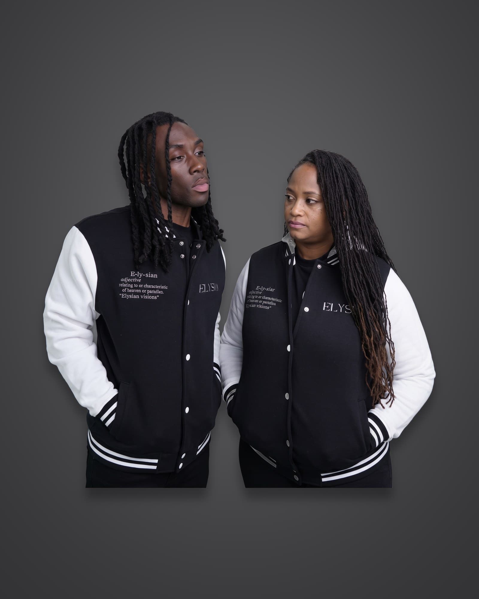 Elysian Unisex Soft Letterman Jacket